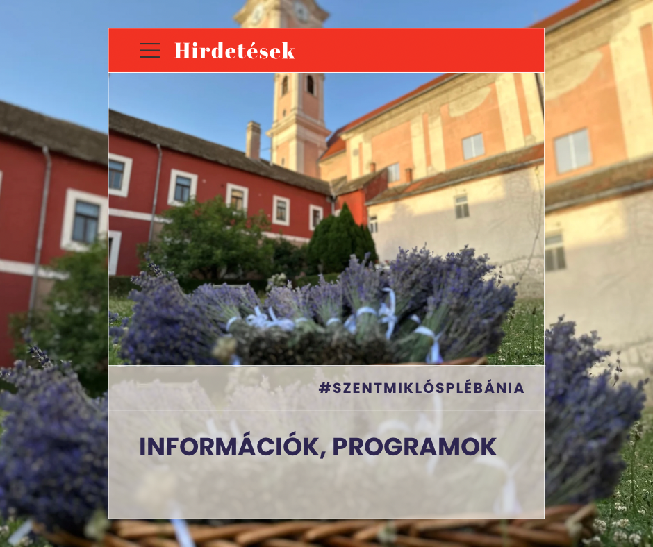 HIRDETÉSEK
